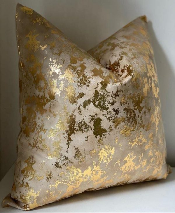 Gold Throw Pillow